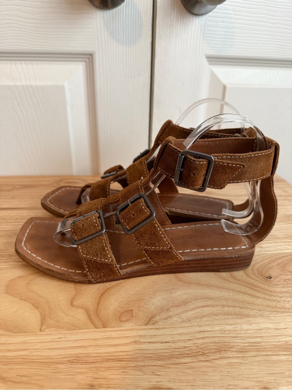 Bernardo Osten Brown Gladiator Sandal Size 7.5